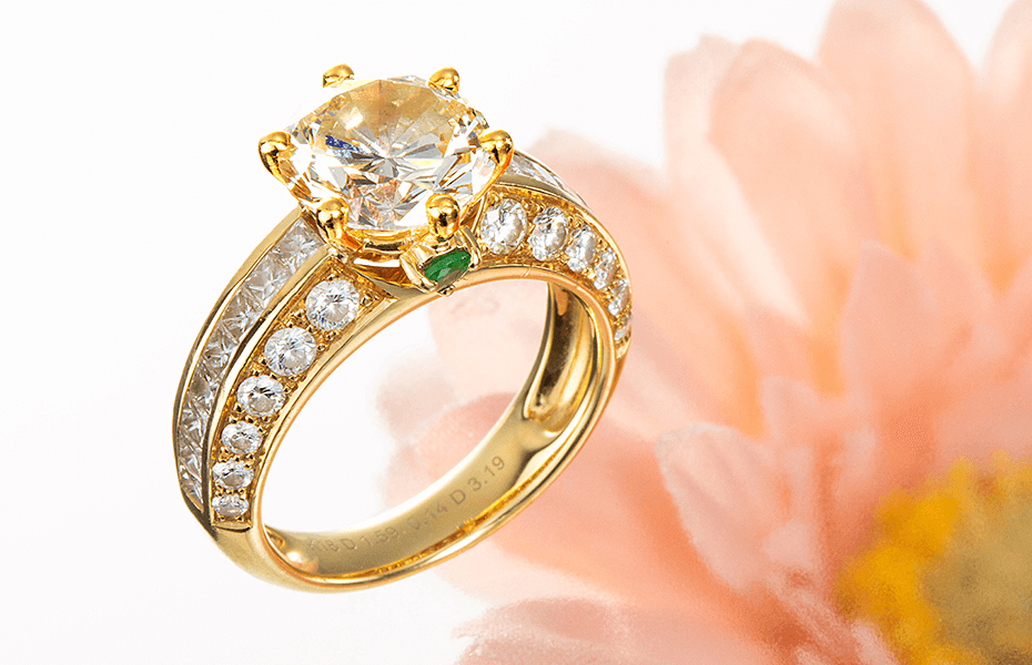 大粒ダイヤモンドリング3.19ct