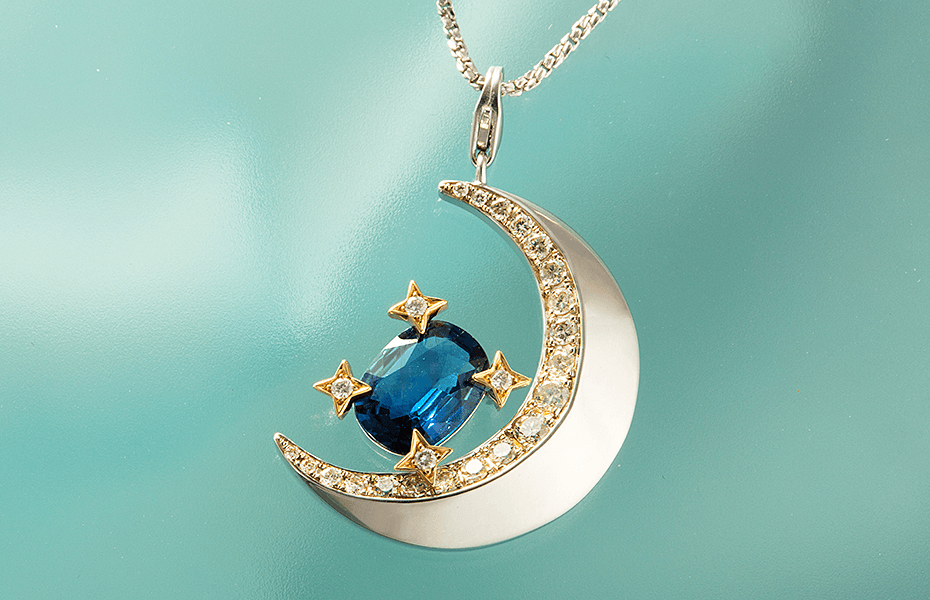 サファイヤペンダント